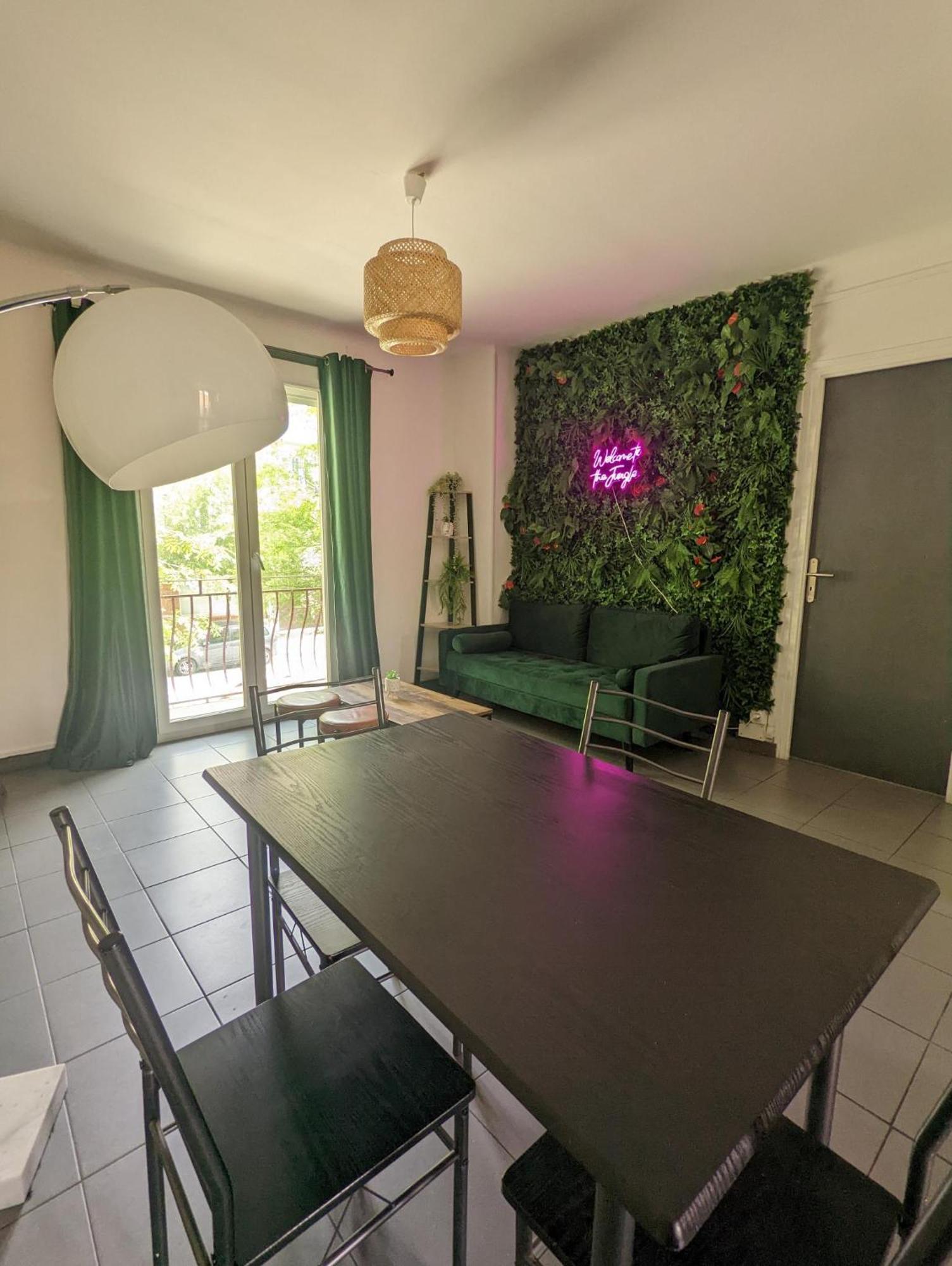 페르피냥 La Jungle Urbaine Avec Garage Prive & Climatisation 아파트 외부 사진